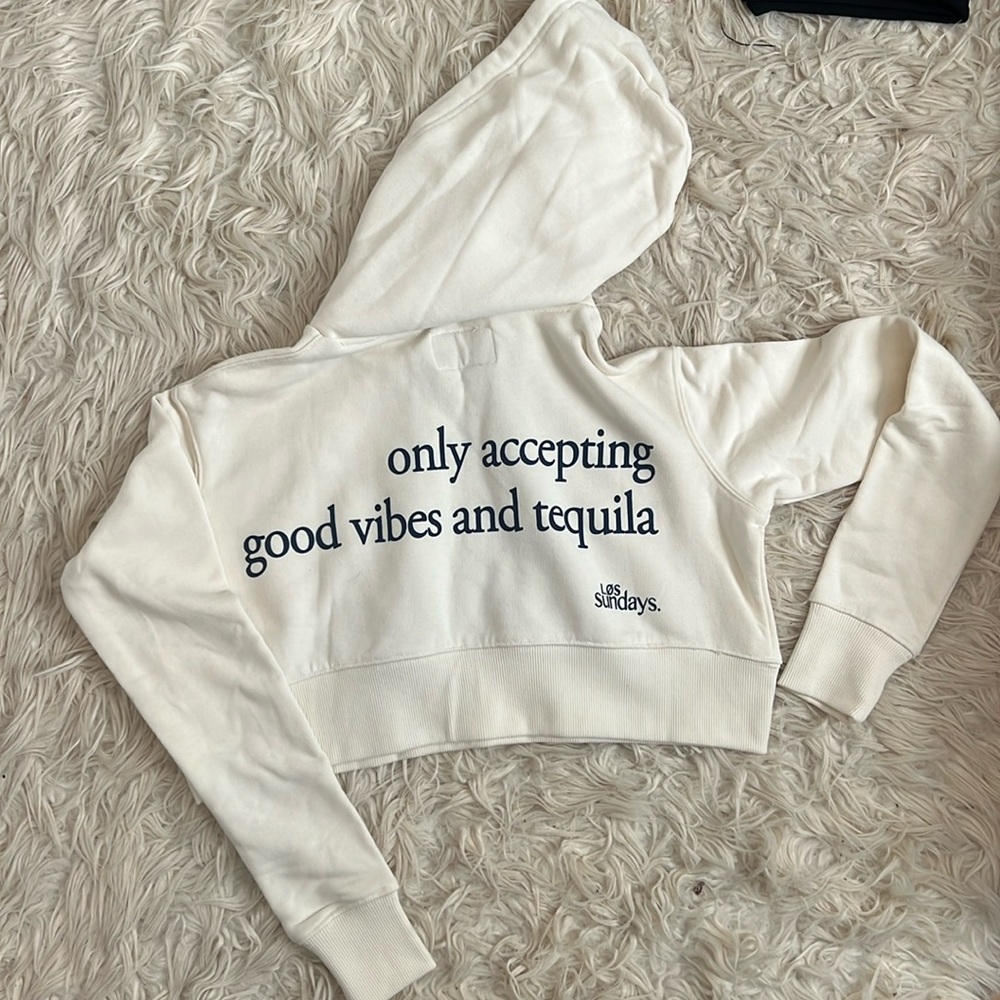 Los Sundays Tequila Crop Hoodie